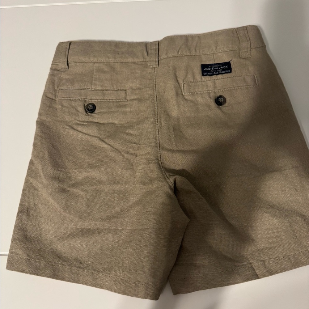 Janie and Jack Tan Boys Shorts, Size 3 NWT - Picture 2 of 5